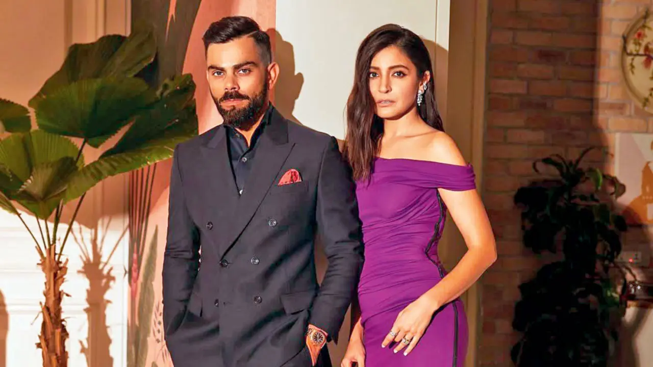 Virat Kohli and Anushka Sharma. Pic/Kohli’s Instagram