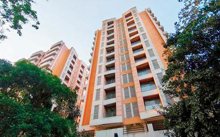The rehabilitation building in Goregaon, where residents allege incomplete work, poor quality, and missing agreements. PIC/SPECIAL ARRANGEMENT