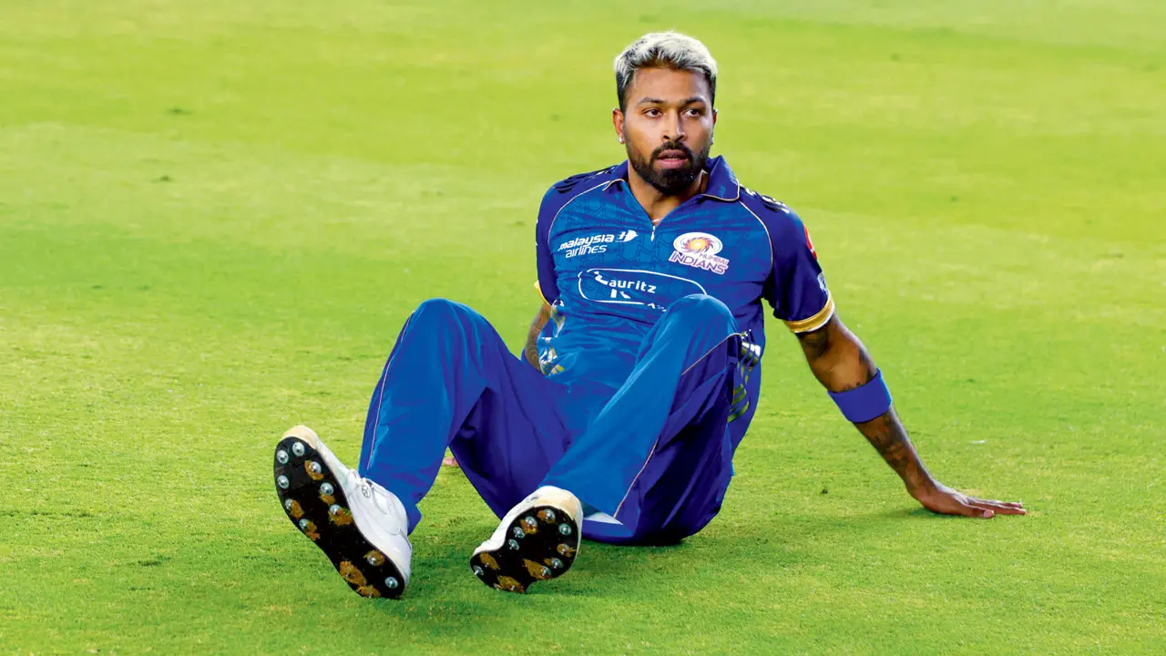 MI skipper Hardik Pandya. PIC/IPL