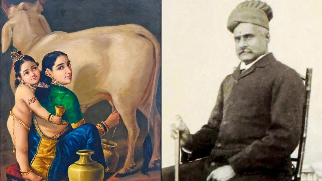 Yashoda and Krishna, 1890, Raja Ravi Varma. Pic Courtesy/Saffronart