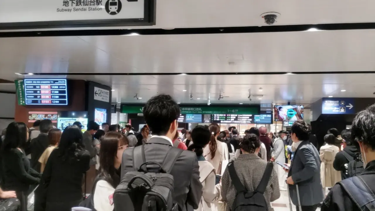 "Notable quake, preliminary info: M 7.4 - 100 km ENE of Miyako, Japan," the USGS said. The earthquake's magnitude was initially estimated to be 7.4 but was later revised up.