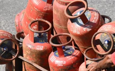 The seized cylinders and the storage vehicle are estimated to be worth Rs 93,800, police said. Representational Pic/File