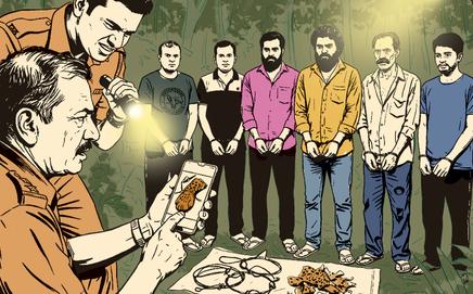 Proof and The Bigger Nexus: Grim phone evidence, snares, and shadowy buyers hint at a sprawling wildlife crime syndicate. illustrations/Uday Mohite