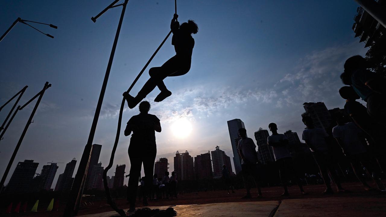 Early morning yoga classes help kids build focus and flexibility at the annual summer camp