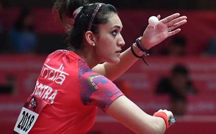 Manika Batra. Pic/AFP