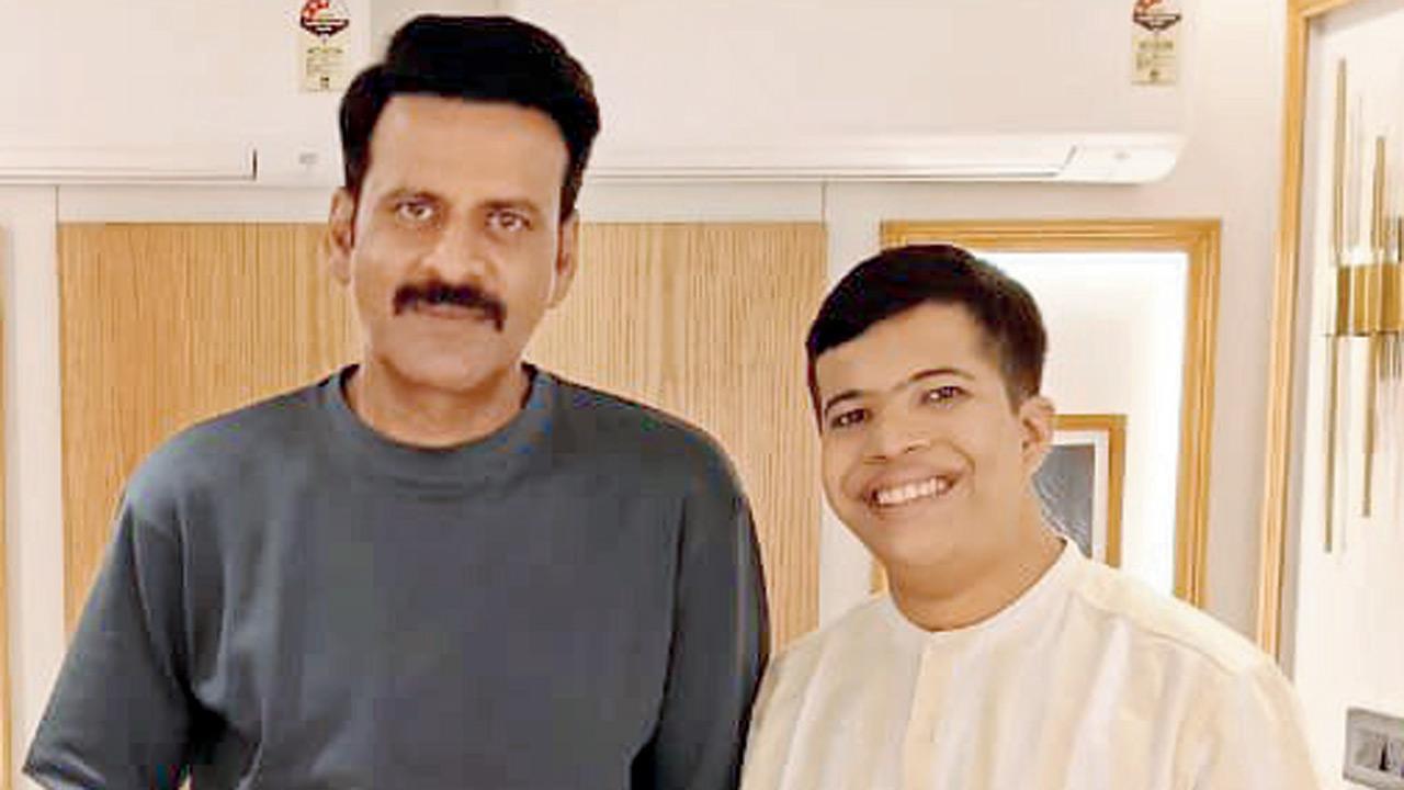 Manoj Bajpayee and Jitarth Patil.  PICS COURTESY/JITARTH PATIL