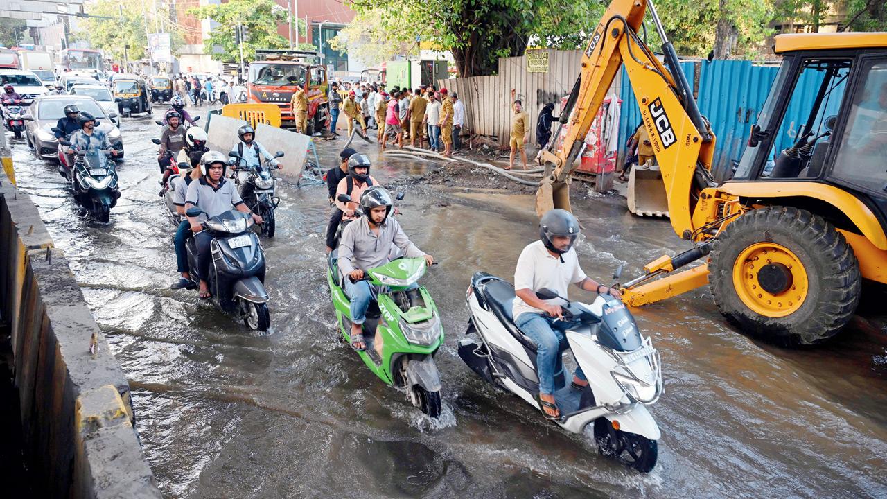 Bandra’s ‘Unlucky’ junction fixed after cave-in, traffic back to normal