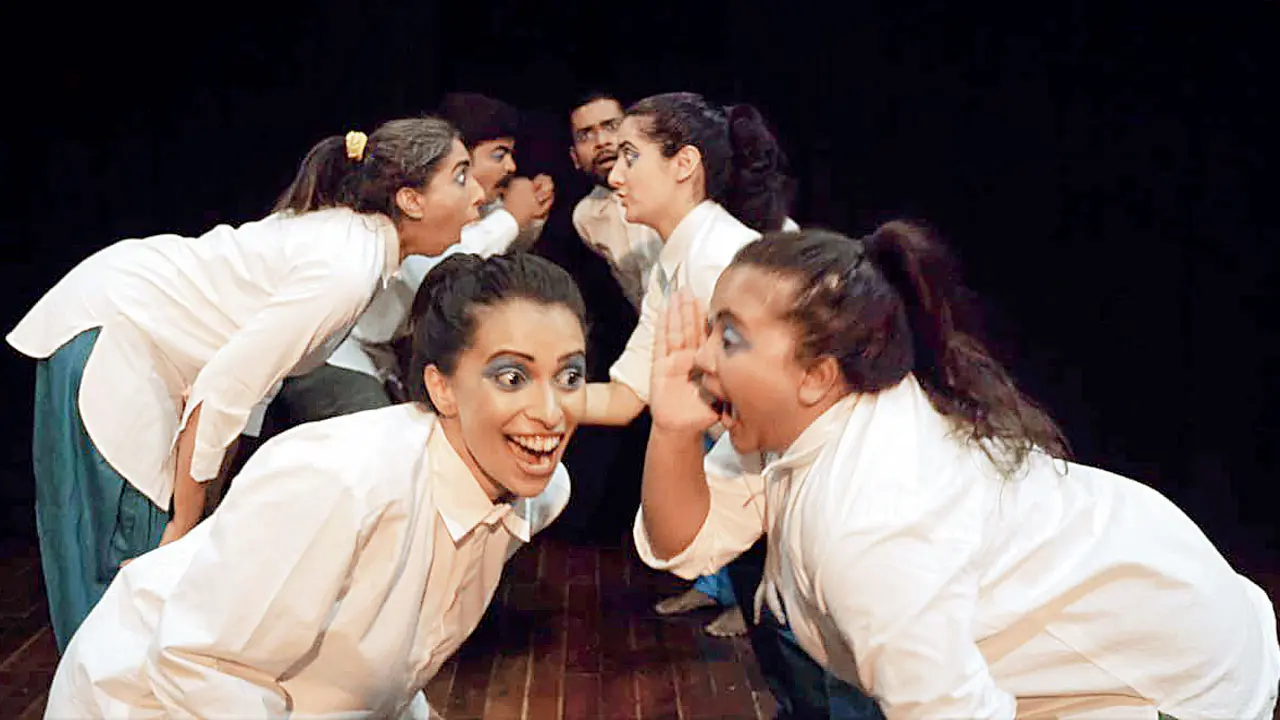 A still from the play, How Long Is February?