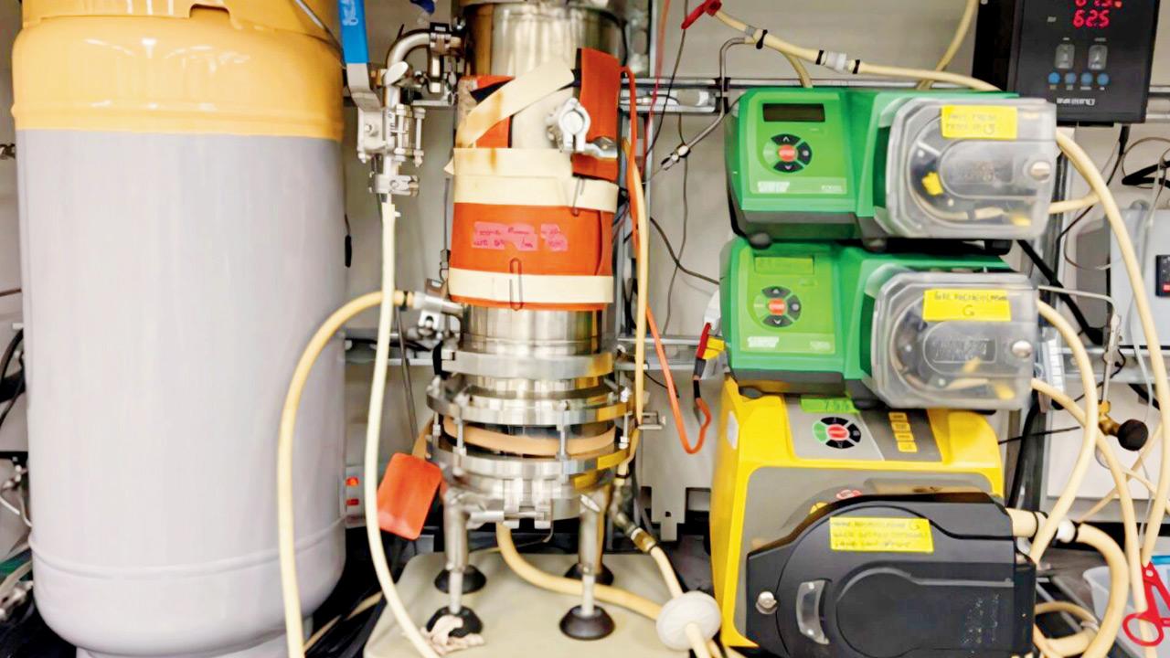 The team used a novel bacterial strain to upgrade the biogas in a reactor. PIC COURTESY/WSU