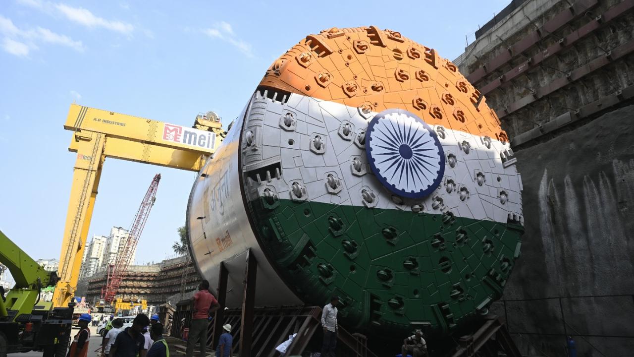The Thane-Borivali Twin Tunnel is India's longest urban road tunnel project, with a total length of 11.84 km