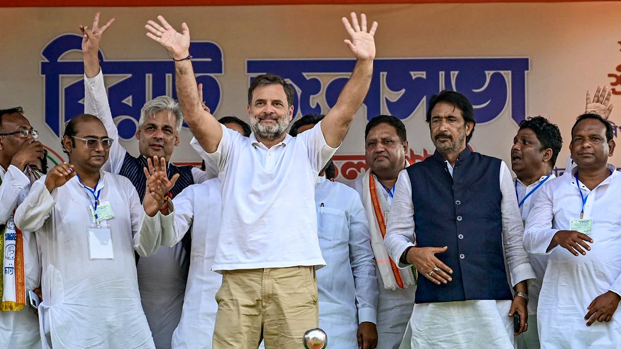 Rahul Gandhi accuses BJP, RSS of destroying Constitution in West Bengal rally