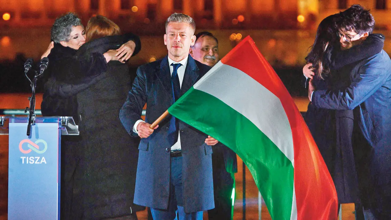Tisza party secures majority, ending Fidesz’s 16-year rule in Hungary