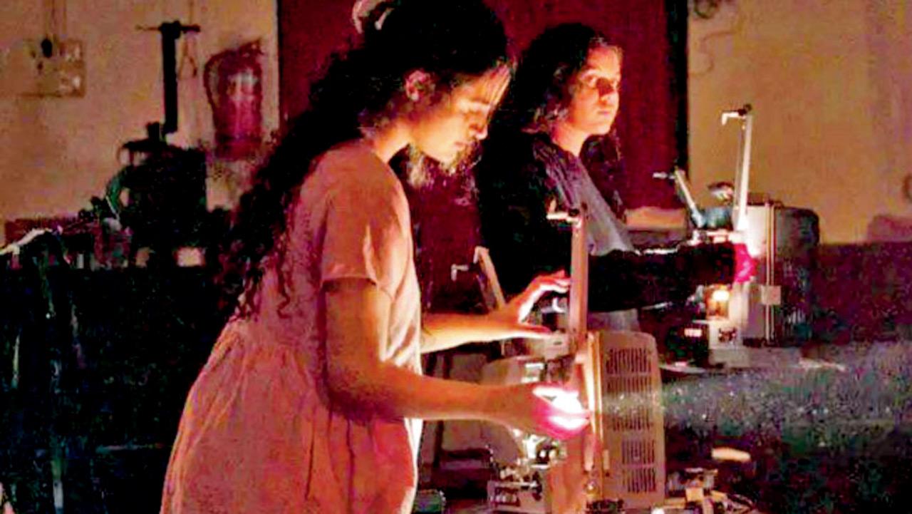 A moment from a previous projection workshop. Pic Courtesy/HArkat Studios