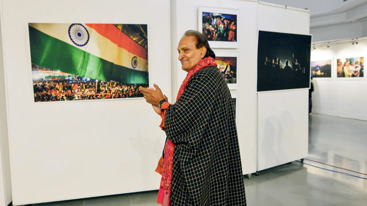 Raghu Rai seen at the Qawwali Photo Project exhibition in New Delhi in 2017. FILE PIC/PTI