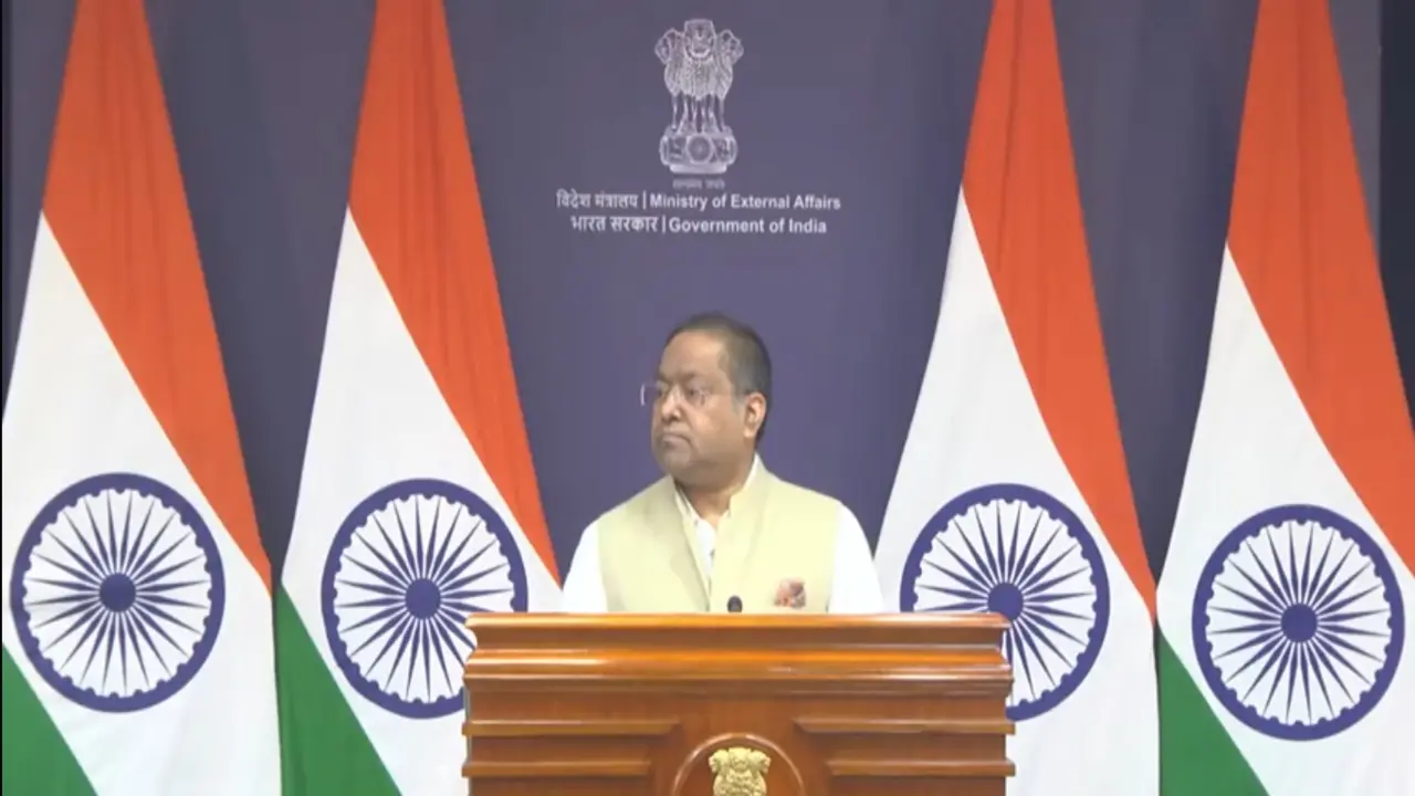 MEA Spokesperson Randhir Jaiswal. FILE PIC 