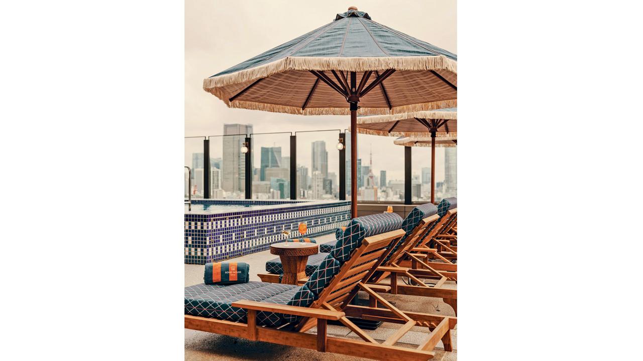 A view of the rooftop space at the new Tokyo venue. PIC COURTESY/SOHO HOUSE