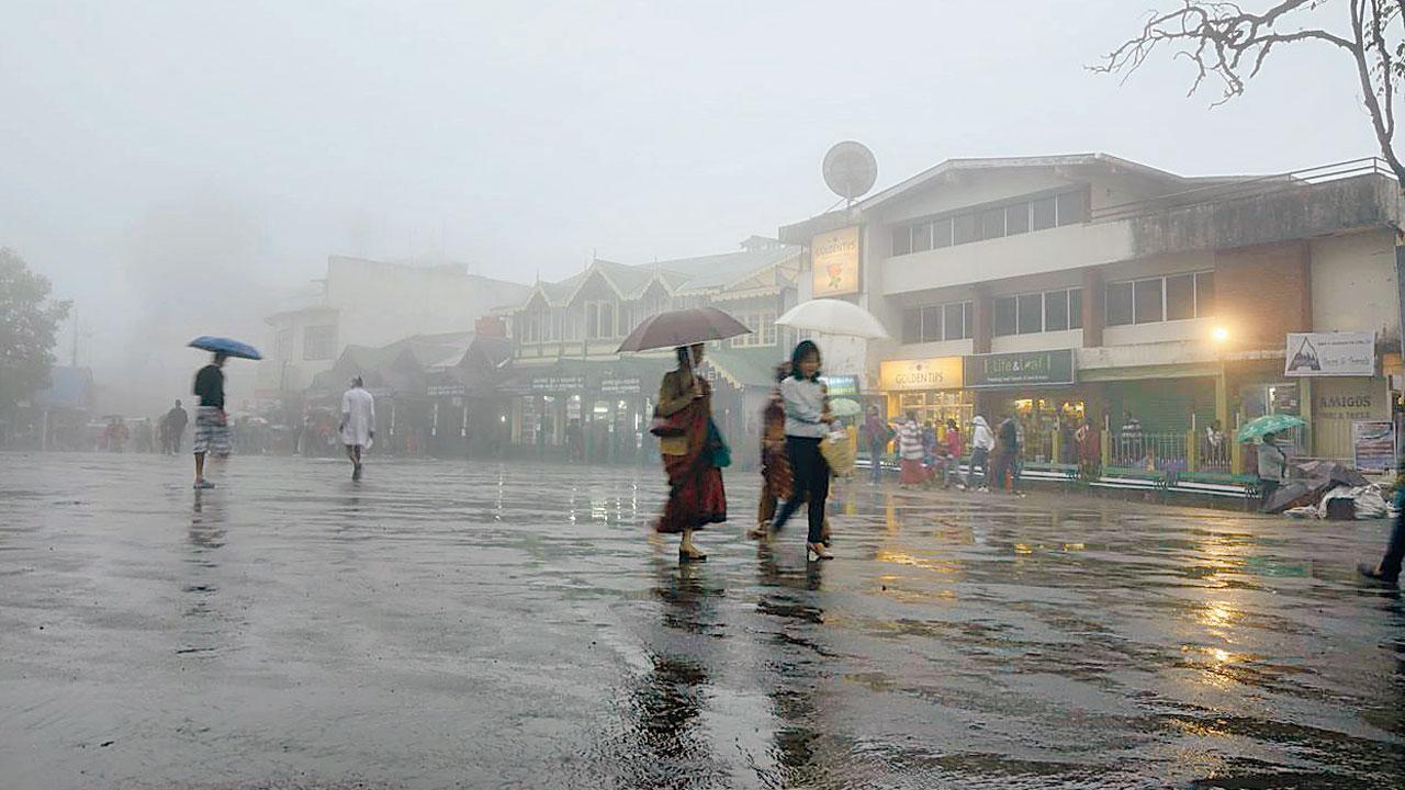 Mizoram witnessed torrential rainfall since Monday. File pic