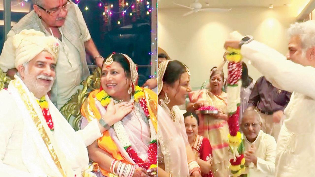 JD Majethia with wife Nipa Majethia 