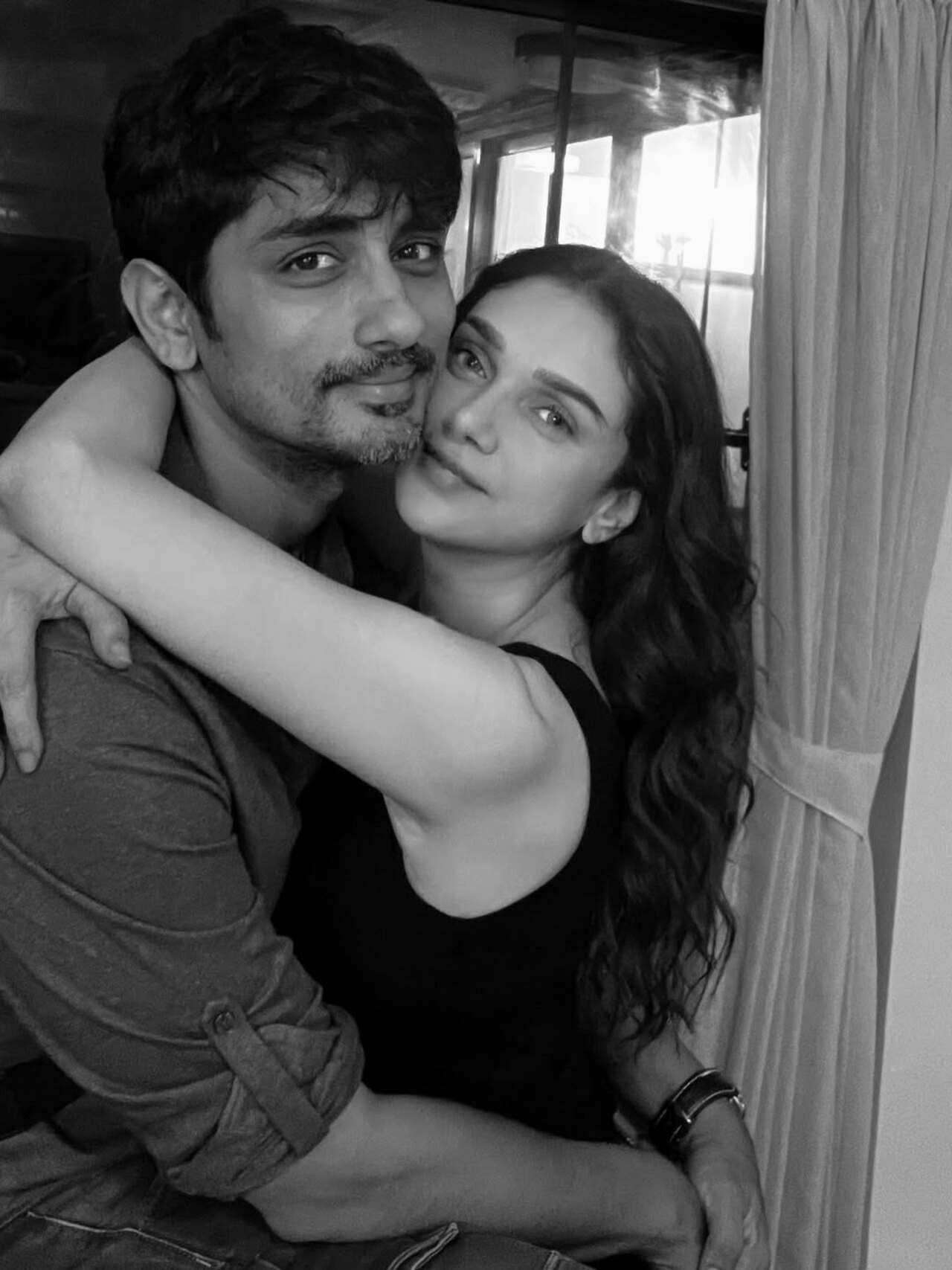 On Friday, Aditi Rao Hydari took to social media to share some adorable pictures of her husband, actor Siddharth