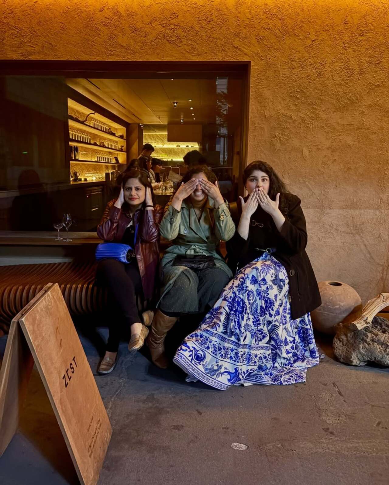 The pictures capture Anshula in absolute high spirits as she enjoys the special moments with her girl gang.