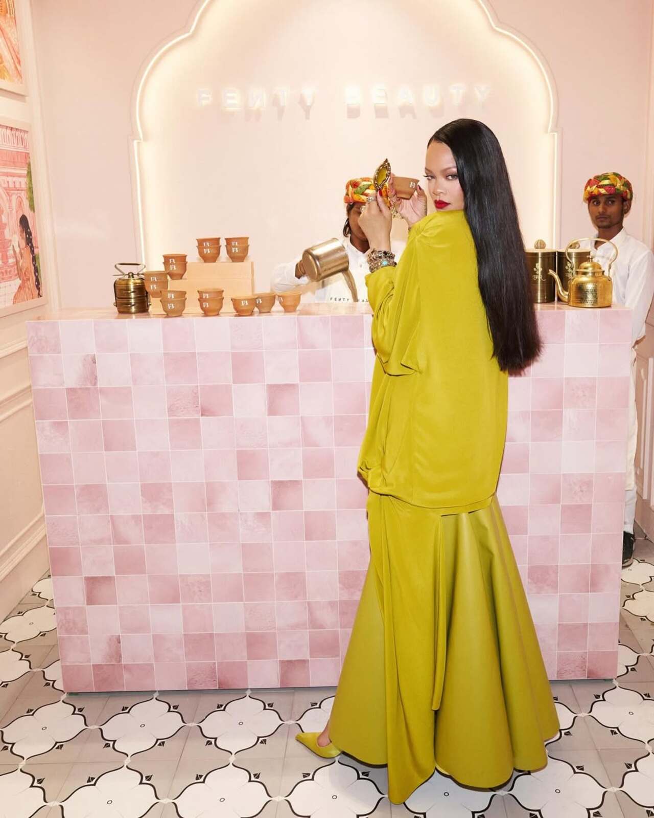 She launched Fenty Beauty on September 8, 2017, in collaboration with LVMH. The brand quickly made waves in the beauty industry for its commitment to inclusivity, debuting with a foundation line featuring 40 shades catering to a wide range of skin tones.