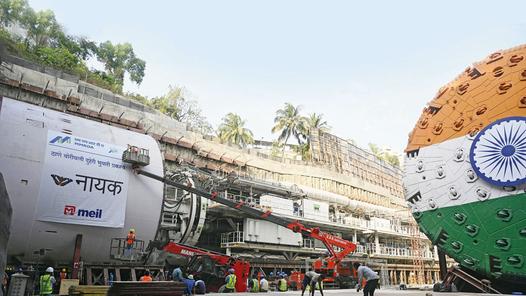 Thane-Borivli twin tunnel project gains pace as first TBM ‘Nayak’ set for launch