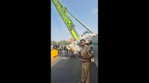 Thane: Crane overturns on Kopri Bridge; traffic hit, no injuries reported