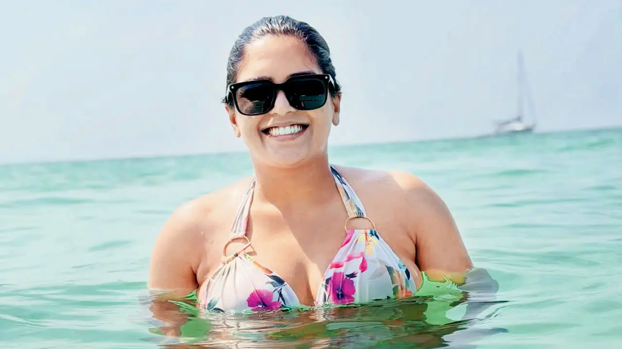 Former India women’s cricketer Veda Krishnamurthy is the view!