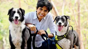 Vrushali Lad is mom to two dogs, Noor, 7, and Masti, 5. PIC/SATEJ SHINDE