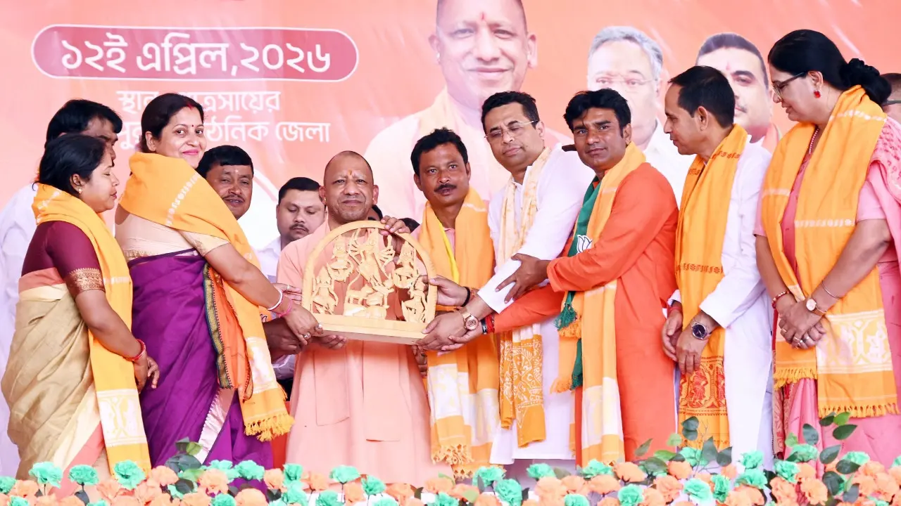 Vote for BJP to bring in a truly inclusive regime, says Adityanath at WB rally