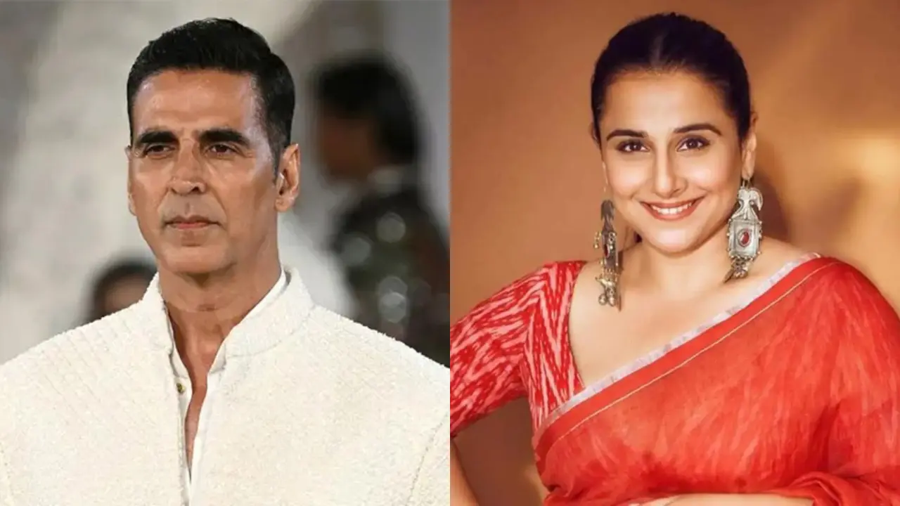 Akshay Kumar and Vidya Balan