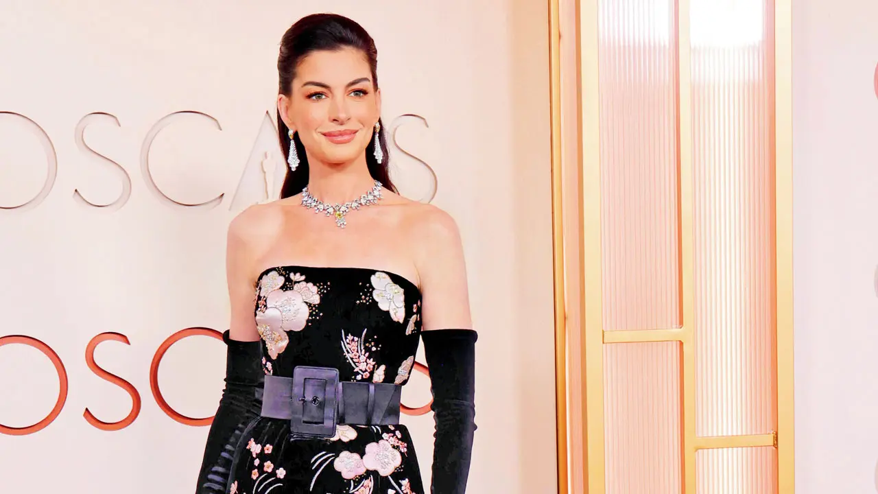 Anne Hathaway. Pic/AFP