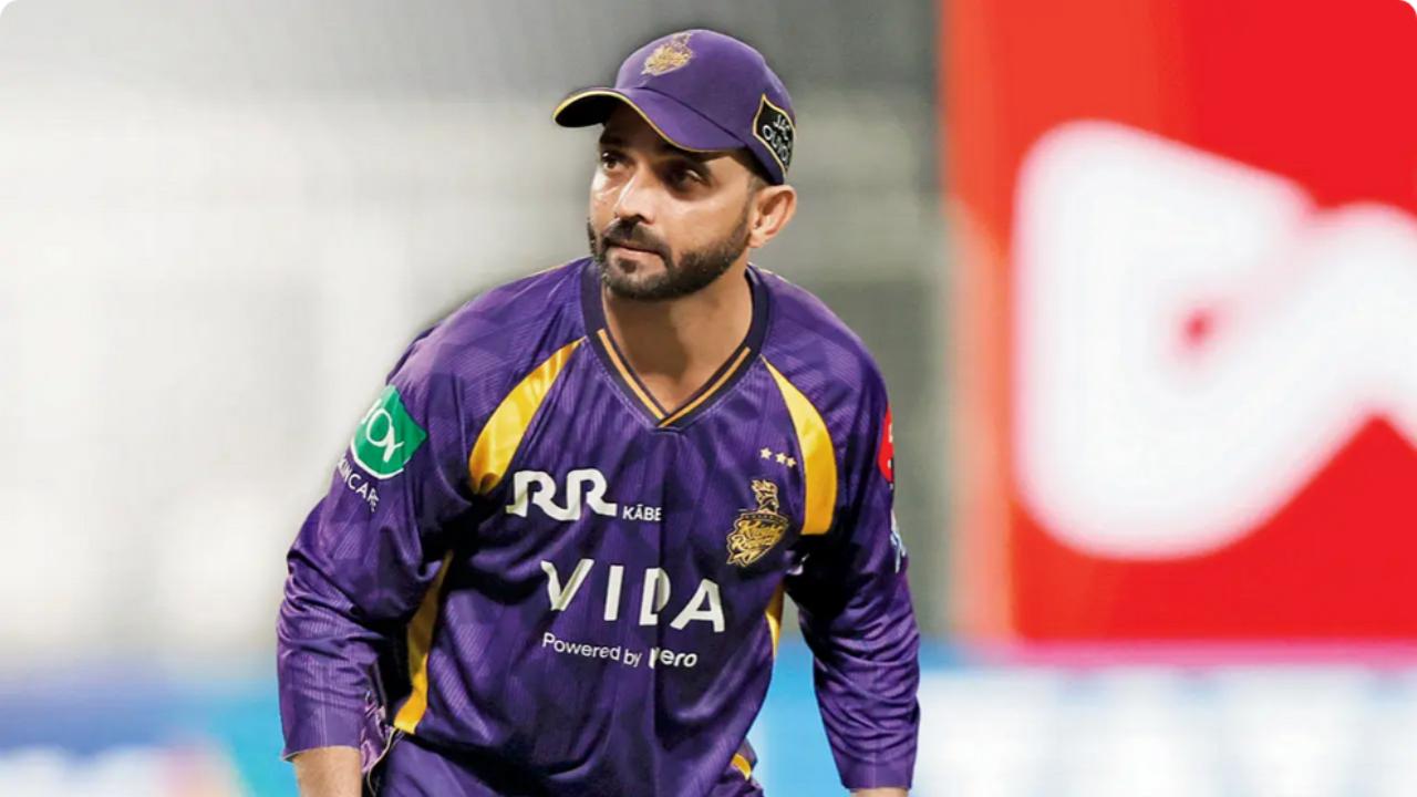 It marked his second successive duck, following a golden duck in KKR's previous match against the Gujarat Titans (GT)