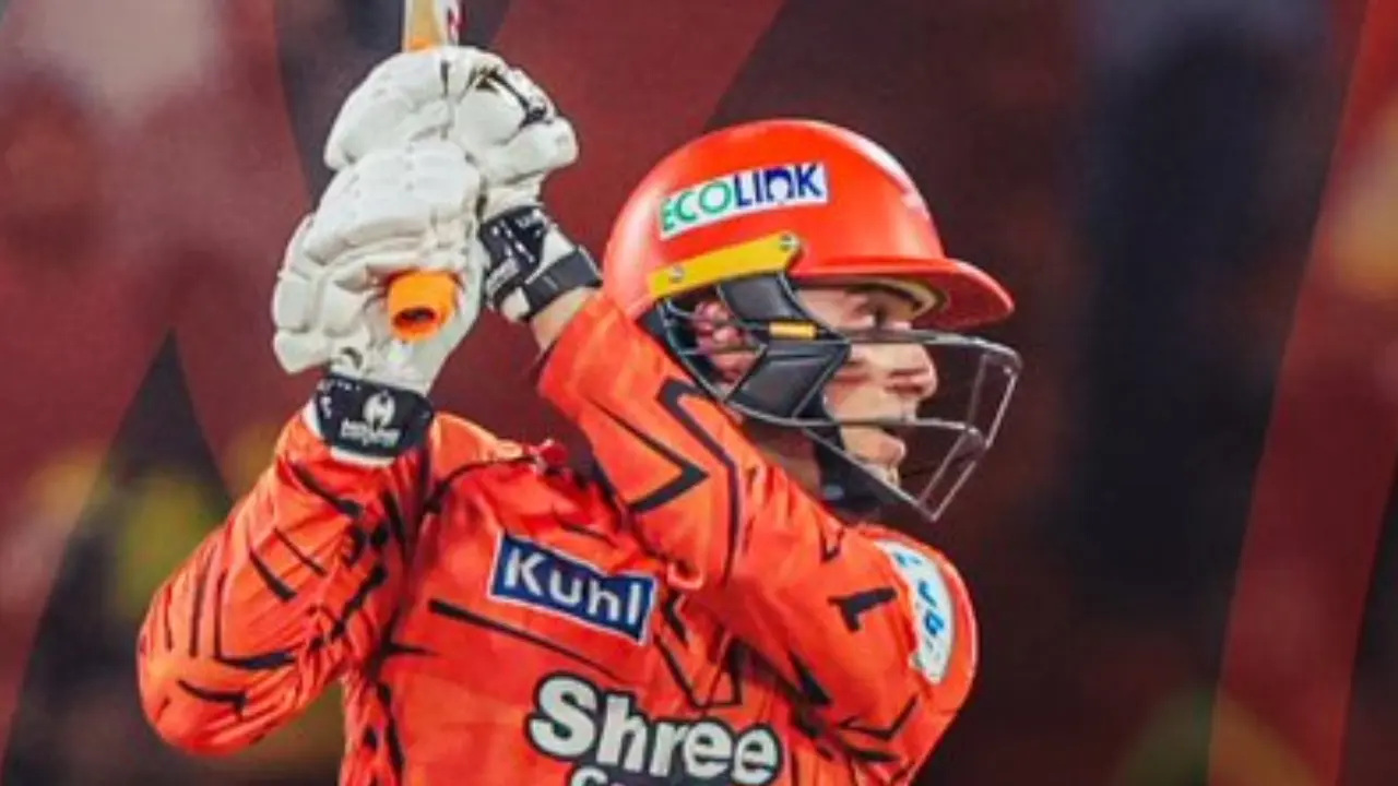 Ahead of the match, SRH's swashbuckling opening batsman Abhishek Sharma is just 59 runs shy of completing 2000 runs for the Hyderabad-based franchise (Pic: X/@SunRisers)
