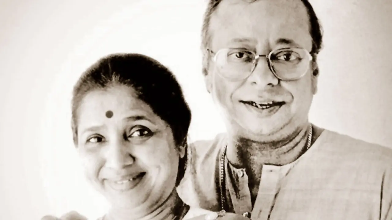 Asha Bhosle with RD Burman