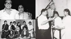Asha Bhosle death: Look at these rare and unseen pics of veteran playback singer