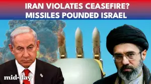 Iran Fires Ballistic Missiles at Israel After Ceasefire, Sirens Roar in Tel Aviv