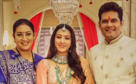 Smriti Irani, Barkha Bisht and Amar Upadhyay