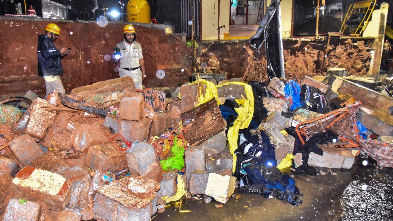 According to officials, the victims were taking shelter near the wall when heavy rains, strong winds, and hailstorms lashed the area, causing the structure to collapse. All seven died on the spot