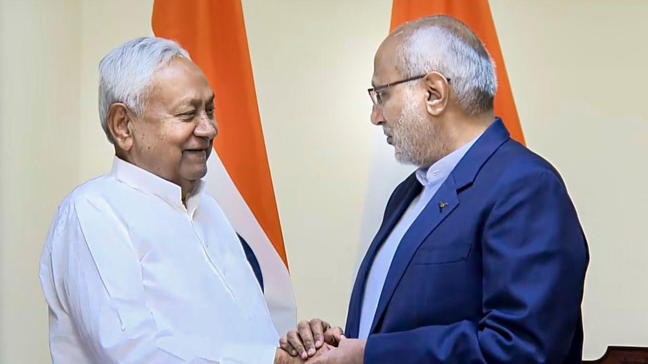 Nitish Kumar presta juramento como miembro de Rajya Sabha y dejará su cargo de CM de Bihar