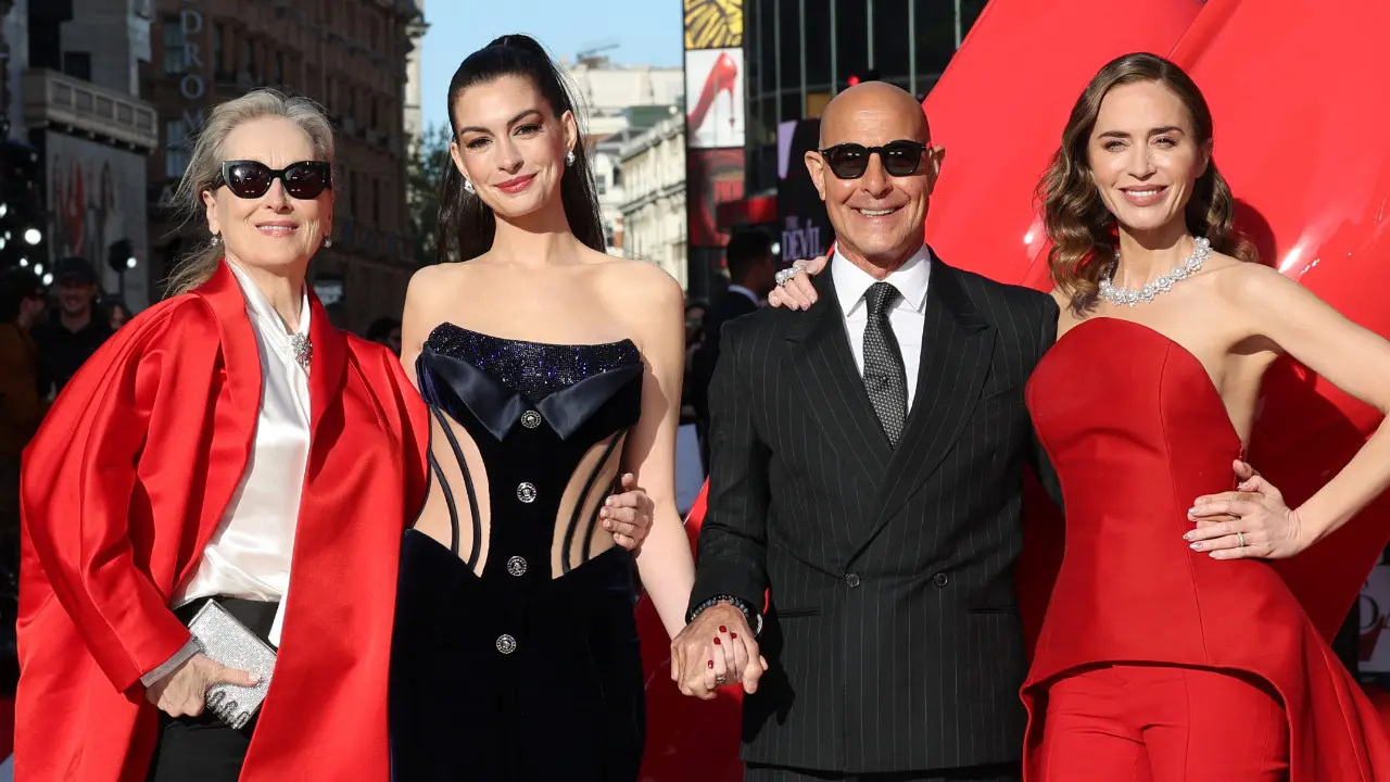 Meryl Streep, Anne Hathaway, Stanley Tucci and Emily Blunt (Pic via special arrangement)