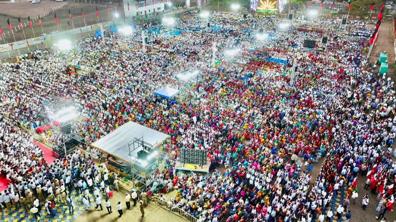 IN PHOTOS: Tamil Nadu CM MK Stalin addresses public meeting in Vellore