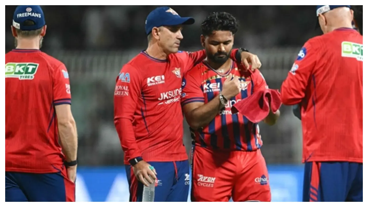 IPL 2026: Rishabh Pant departs early as LSG score 85/3 in 10 overs against KKR
