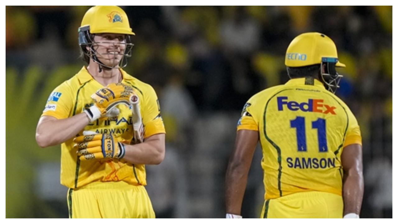 Dewald Brevis and Sanju Samson (Pic: PTI)
