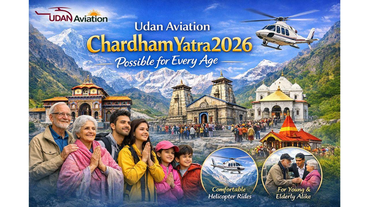 Udan Aviation Makes Chardham Yatra 2026 Possible for Every Age 