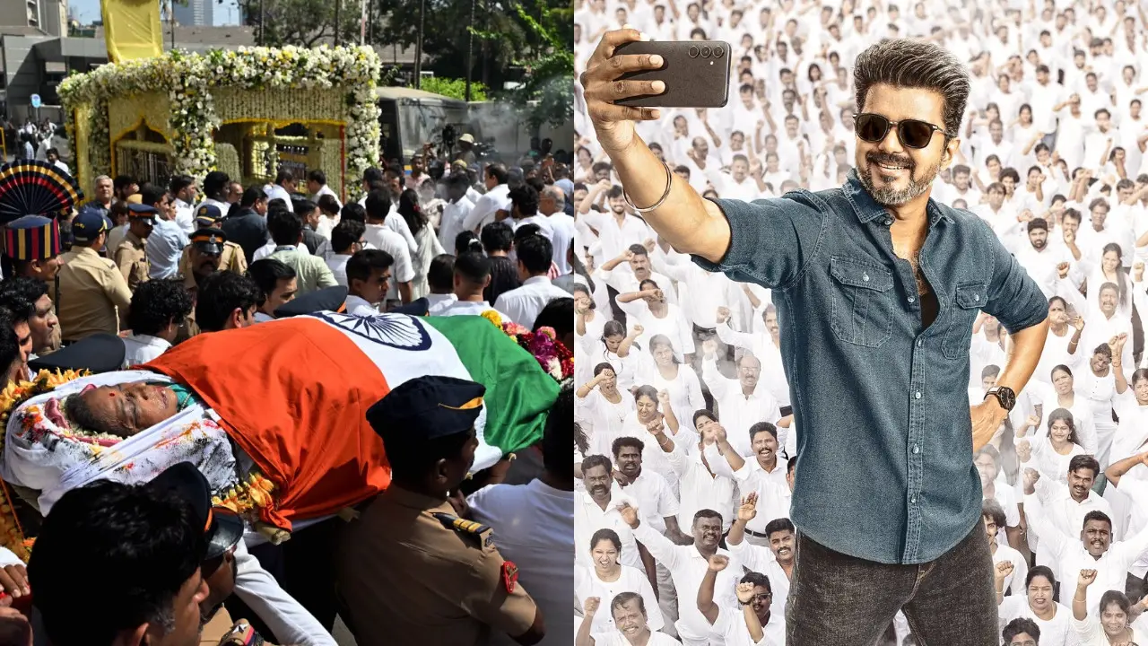 Ent Top Stories: Asha Bhosle's funeral; 6 arrested in Jana Nayagan leak row