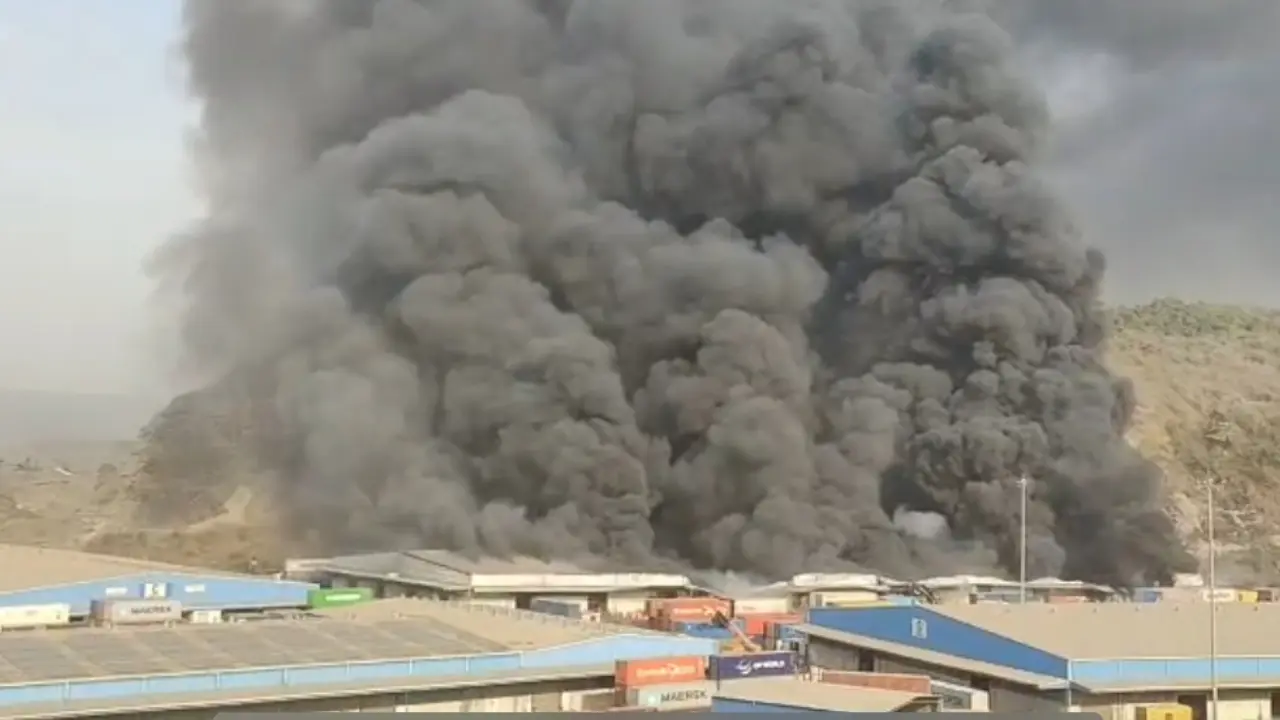 Fire breaks out at Uran logistics park in Navi Mumbai; operations underway