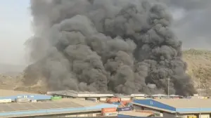 Fire breaks out at Uran logistics park in Navi Mumbai; operations underway