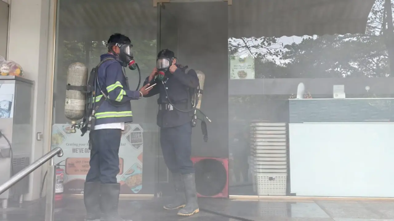 IN PHOTOS: Fire breaks out at sweet shop in Maharashtra's Thane