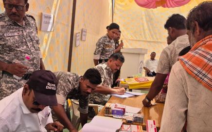 The initiative was carried out jointly by the Police Hospital Gadchiroli, District General Hospital Gadchiroli, Zilla Parishad Gadchiroli and the Central Reserve Police Force. Pic/Gadchiroli Police